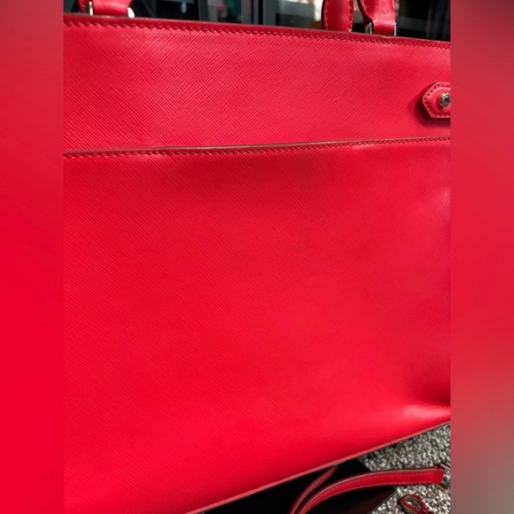 Kate Spade Staci Medium Satchel - Pink Ruby Saffiano Leather - EUC - Picture 6 of 7